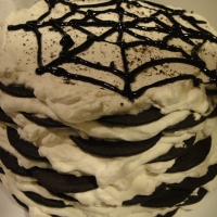 spider web cake yum